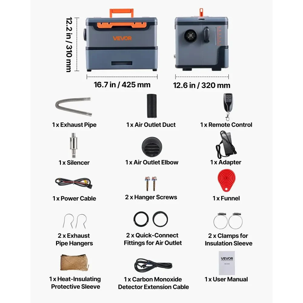 All in One 8KW Diesel Heater