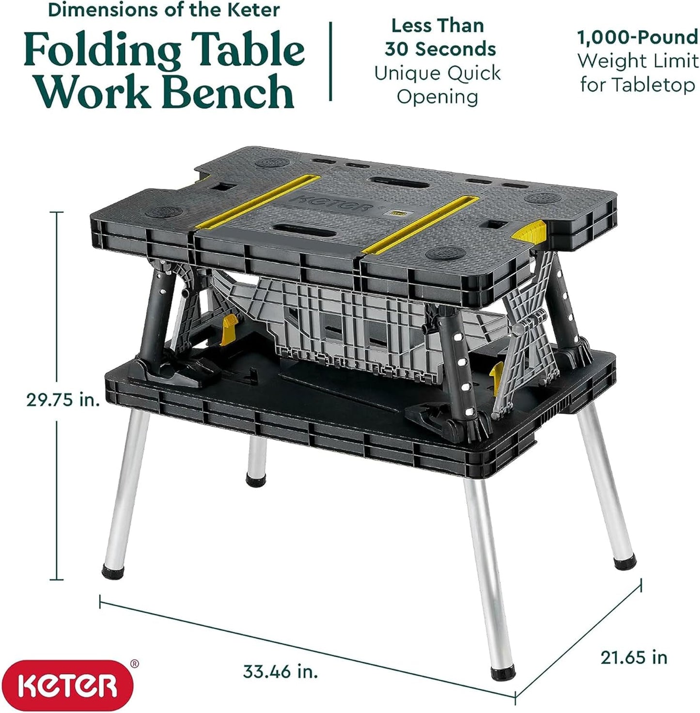 Portable Folding Work Table