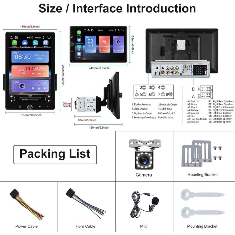 Hot Sale-10.4 Inch Touch Screen Car Stereo