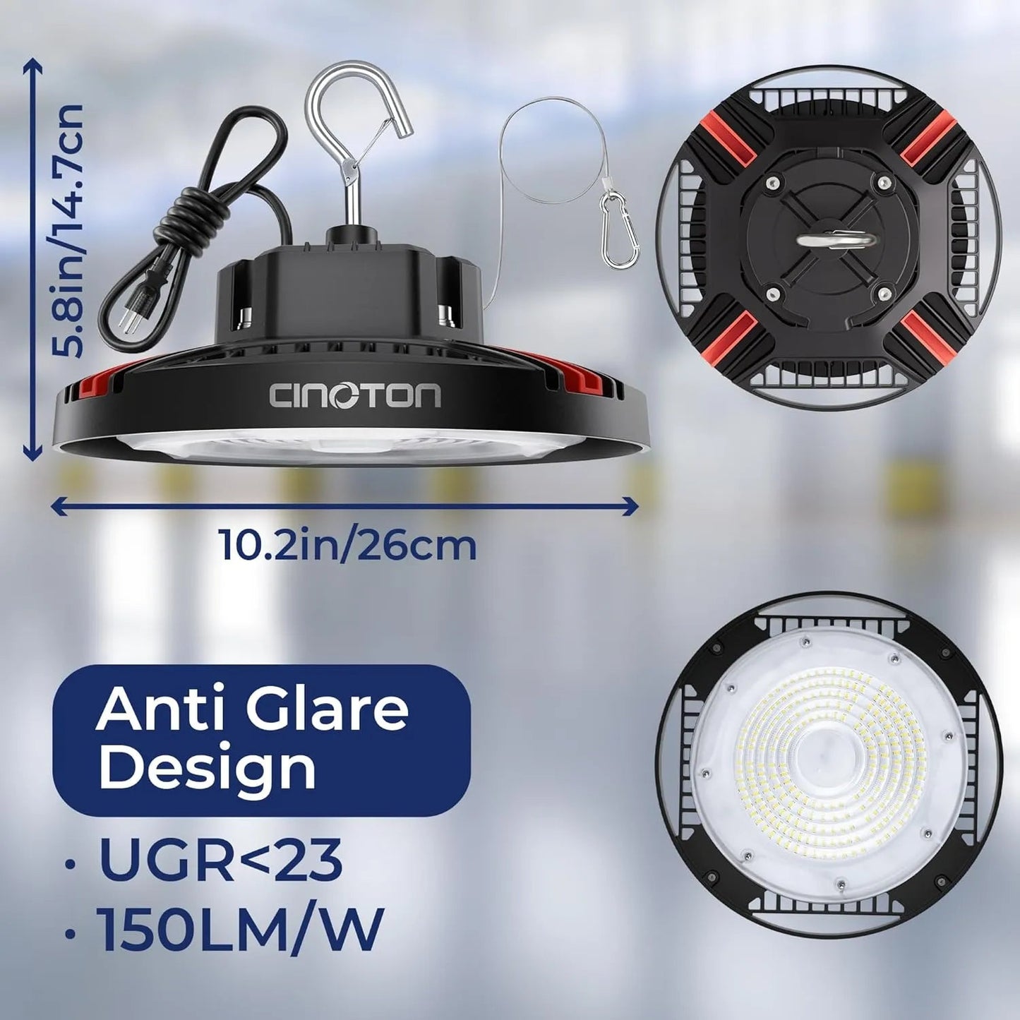 Hot Sale-160W UFO LED High Bay Light with 24000 Lumens